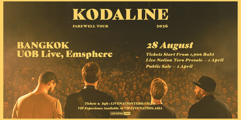 Kodaline - Farewell Tour in Bangkok