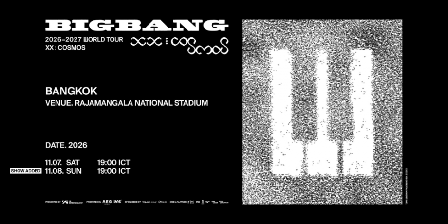BIGBANG 2026-2027 WORLD TOUR < XX : COSMOS > IN BANGKOK