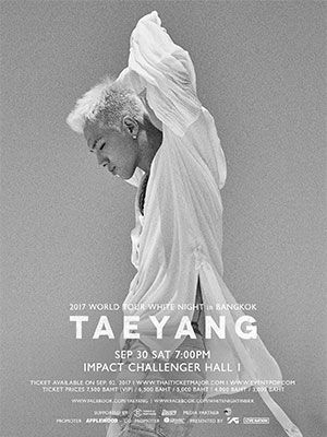 TAEYANG 2017 WORLD TOUR [WHITE NIGHT] in Bangkok