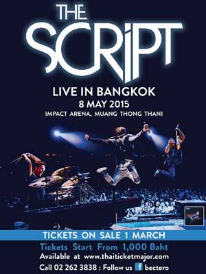 เดอะ สคริปท์ ไลฟ์ อิน แบงค็อก 2015