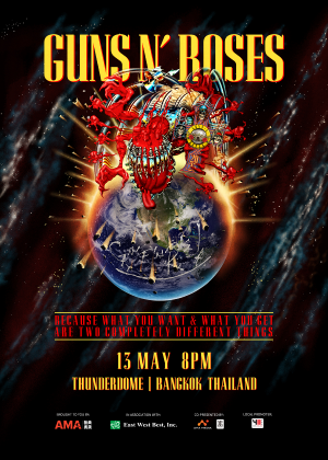 Guns N' Roses 2025 World Tour Bangkok Concert