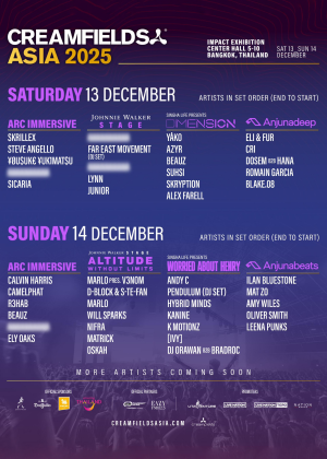 Creamfields Asia 2025