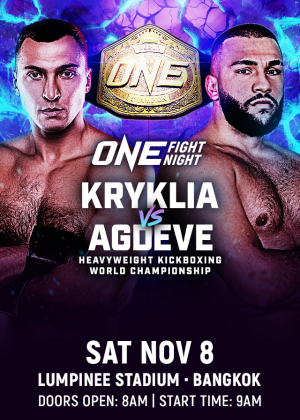 ONE Fight Night 37 : Kryklia vs. Agdeve