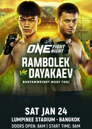 ONE Fight Night 39 : Rambolek vs Abdulla