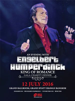An Evening with Engelbert Humperdinck King of Romance Gala Charity Dinner