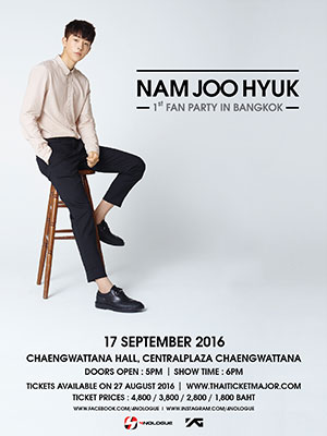 NAM JOO HYUK 1st FAN PARTY IN BANGKOK