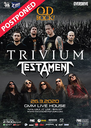 Trivium and Testament live in Bangkok