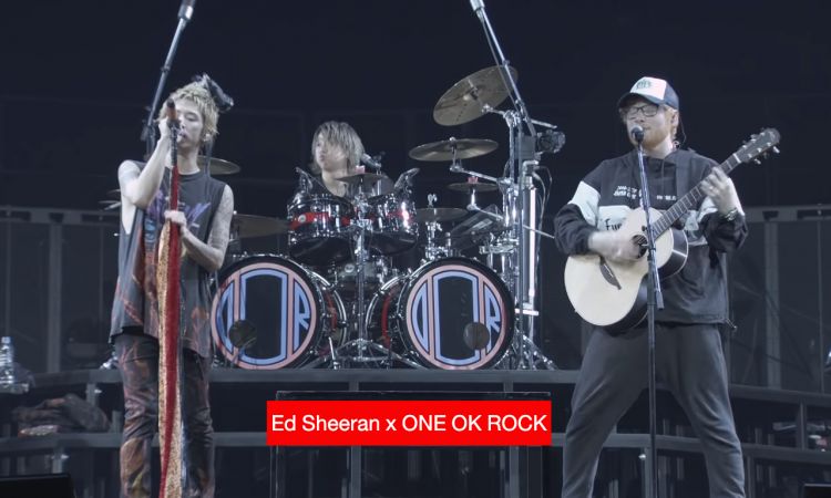 ของโคตรดี! Ed Sheeran เซอร์ไพรส์แจม ONE OK ROCK โชว์เพลงฮิต “Shape of You”
