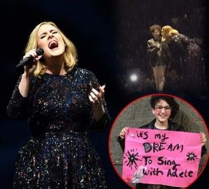น่ารักถูกใจแฟนๆ! Adele ชวนแฟนคลับออทิสติกขึ้นร้องเพลงด้วยกันบนเวที