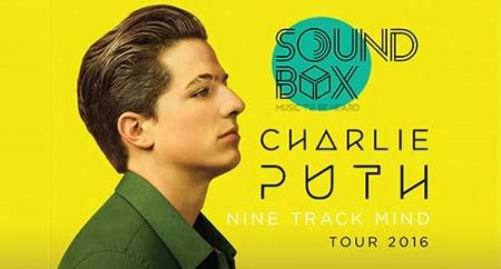 Promotion and Discount SOUNDBOX..Charlie Puth Nine Track Mind Tour 2016
