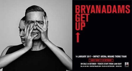 Promotion and Discount Bryan Adams The Get Up Tour Live in Bangkok