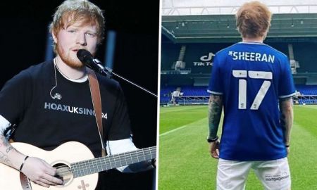 Ed Sheeran สวมเสื้อหมายเลข 17 เปิดตัวเป็นนักเตะใหม่ทีมอิปสวิช